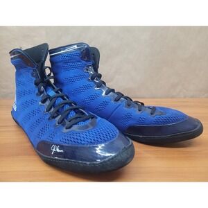 Adidas Men's Adizero Wrestling XIV Jake Varner Wresting‎ Shoes AQ5646 Blue Sz 15
